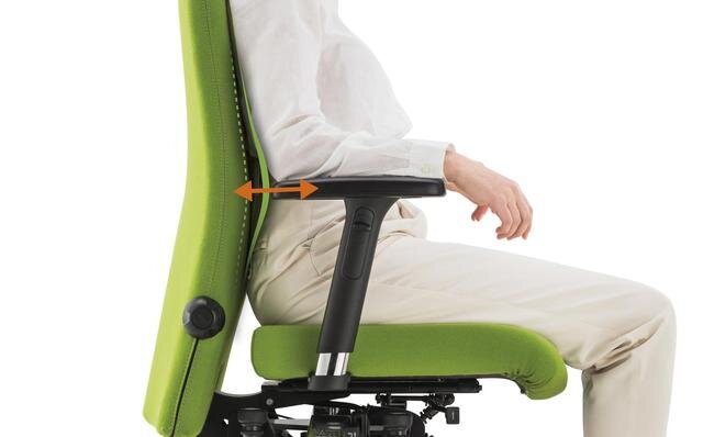 регулировка поясничной поддержки кресла